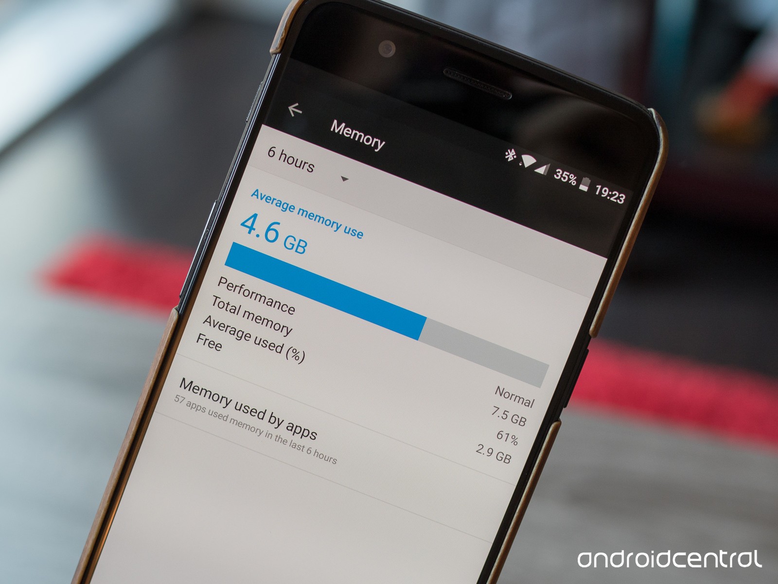 oneplus 5 ram usage